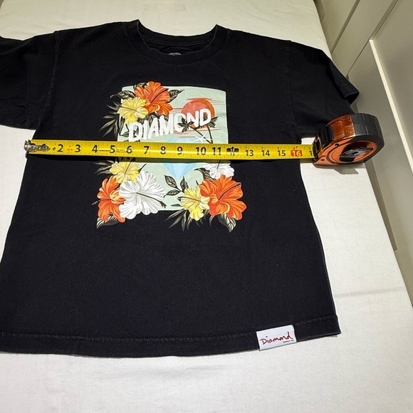 Diamond Supply Co Black and Orange Short Sleeve Tees - Picture 3 of 7